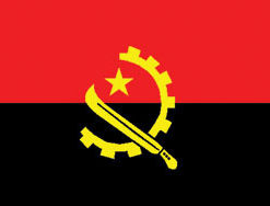 Angola 3x5' Poly Flag