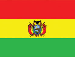 Bolivia 3x5' Poly Flag