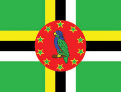 Dominica 3x5' Poly Flag