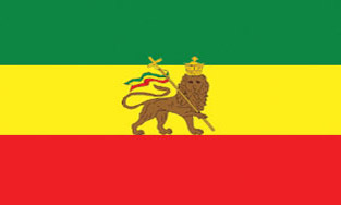 Ethiopia Lion 3x5' Poly Flag