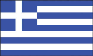 Greece 3x5' Poly Flag