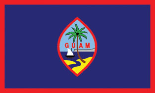 Guam 3x5' Poly Flag