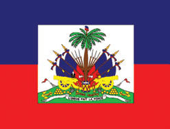 Haiti 3x5' Poly Flag