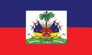 Haiti 3x5' Poly Flag