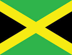 Jamaica 3x5' Poly Flag