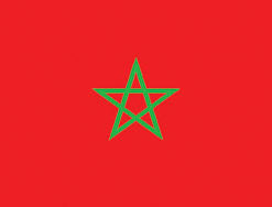 Morocco 3x5' Poly Flag