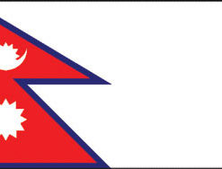 Nepal 3x5' Poly Flag