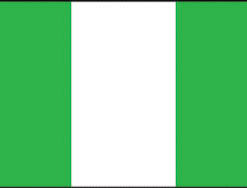 Nigeria 3x5' Poly Flag