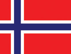 Norway 3x5' Poly Flag