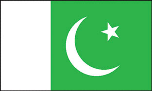 Pakistan 3x5' Poly Flag