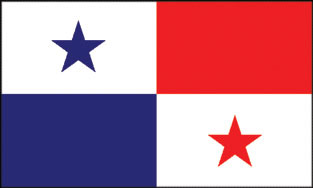 Panama 3x5' Poly Flag