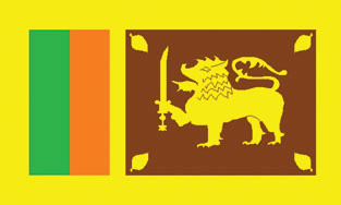 Sri Lanka 3x5' Poly Flag