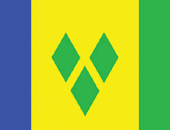 St. Vincent 3x5' Poly Flag