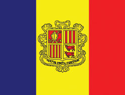 Andorra 3x5' Poly Flag
