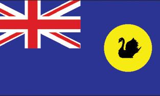 West Australia 3x5' Poly Flag