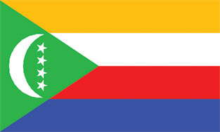 Comoros 3x5' Poly Flag