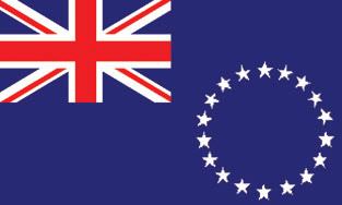 Cook Islands 3x5' Poly Flag