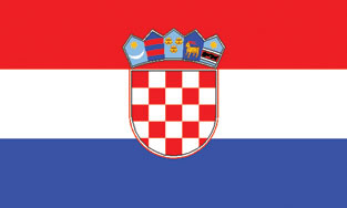 Croatia 3x5' Poly Flag