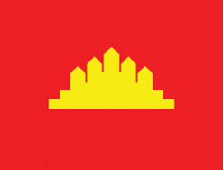 Cambodia 3x5' Poly Flag