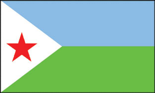 Djibouti 3x5' Poly Flag