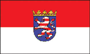 Hessen 3'x5' Poly Flag