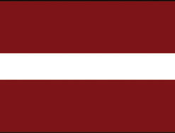 Latvia 3x5' Poly Flag