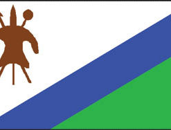 Lesotho 3x5' Poly Flag