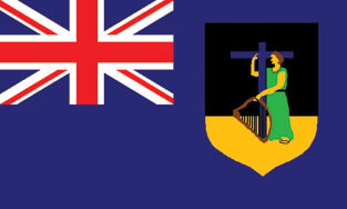 Montserrat 3x5' Poly Flag