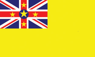 Niue 3x5' Poly Flag