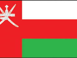 Oman 3x5' Poly Flag