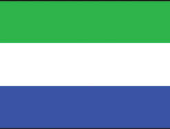 Sierra Leone 3x5' Poly Flag