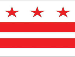 Dist of Columbia 3x5' Poly Flag