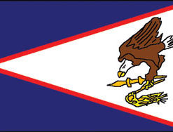 American Samoa 3x5' Poly Flag