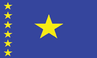 Congo Dem Rep 3x5' Poly Flag