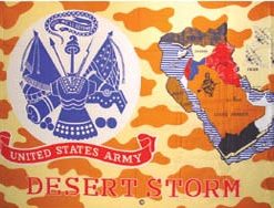 Army Desert Storm 3x5'Ply