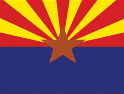 3'x5' Arizona Polyester Flag
