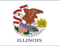 3'x5' Illinois Polyester Flag
