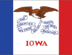 3'x5' Iowa Polyester Flag