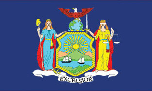 3'x5' New York Polyester Flag