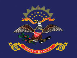 3'x5' North Dakota Polyester Flag