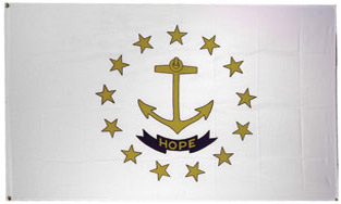 3'x5' Rhode Island Polyester Flag