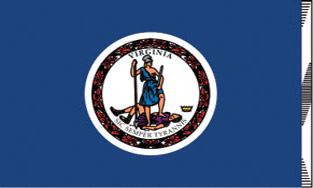 3'x5' Virginia Polyester Flag
