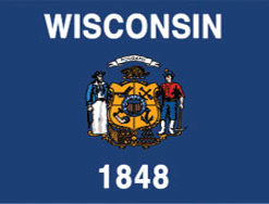 3'x5' Wisconsin Polyester Flag