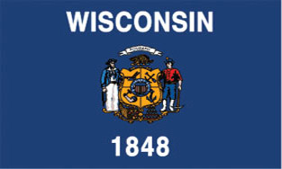 3'x5' Wisconsin Polyester Flag