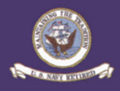USN Retired 3x5'