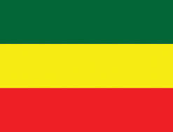 Ethiopia 3x5' Poly Flag