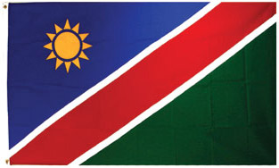 Namibia 3x5' Poly Flag