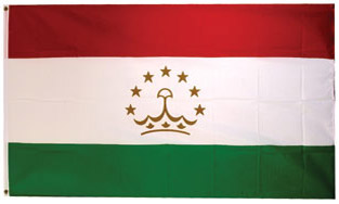Tajikistan 3x5' Poly Flag