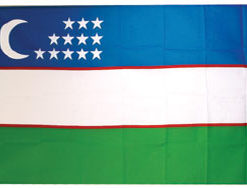 Uzbekistan 3x5' Poly Flag