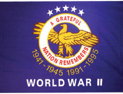 WWII Commemorative 3x5'